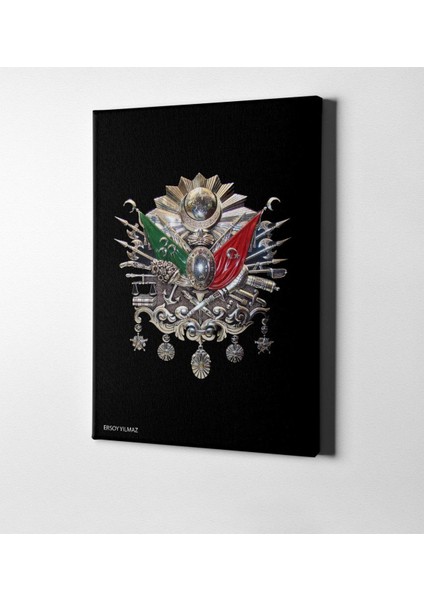 Kişiye Özel Osmanlı Arması Kanvas Tablo (50 x 70 Cm.) 2 fiyatları