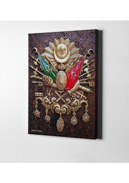 Kişiye Özel Osmanlı Arması Kanvas Tablo (50 x 70 Cm.) 4 fiyatları