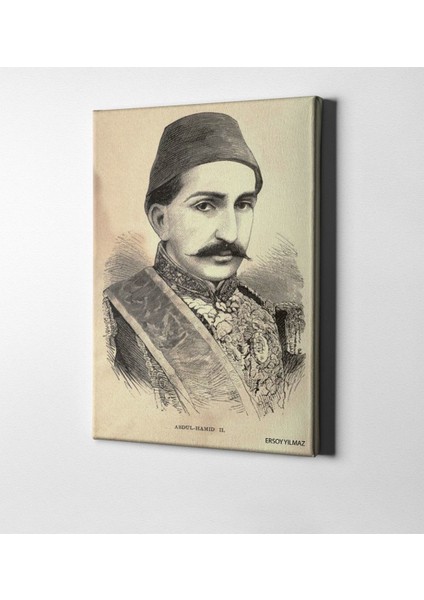 Kişiye Özel Sultan Iı Abdülhamit Han Kanvas Tablo (50 x 70 Cm.) 2