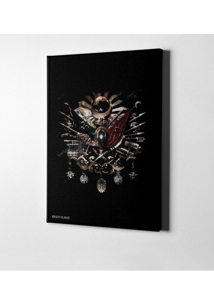 Kişiye Özel Osmanlı Arması Kanvas Tablo (50 x 70 Cm.) 3 fiyatları