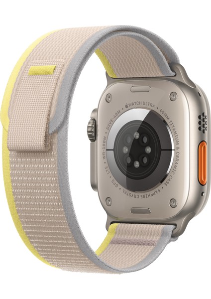 Watch 49 mm Trail Loop S/m MQEG3ZM/A - Sarı/bej fırsatları