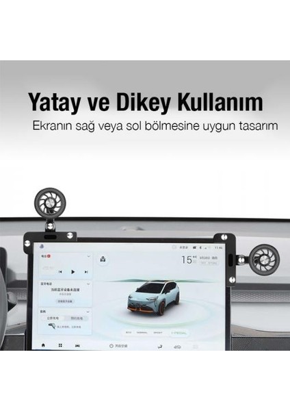 Tesla Model Y, S, X, 3 Ile Uyumlu Magsafeli Telefon Tutucu, Notebook Ekranı Için Telefon Tutucu