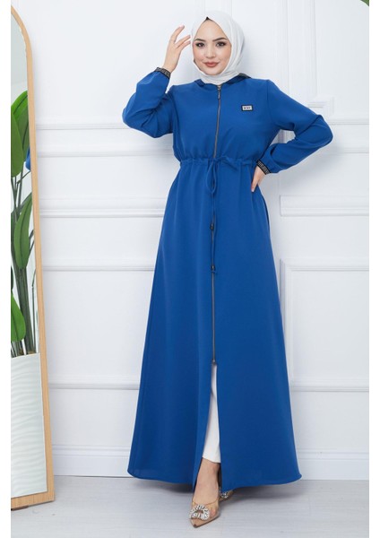 File Kapşonlu Bağlamalı Ferace Indigo HM2360