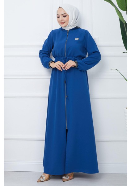 File Kapşonlu Bağlamalı Ferace Indigo HM2360