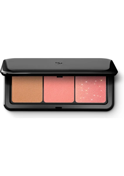 Pudra Allık - Multi Finish Trio Blush & Bronzer Palette  01 - Coral