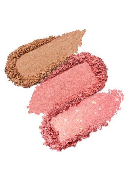 Pudra Allık - Multi Finish Trio Blush & Bronzer Palette  01 - Coral