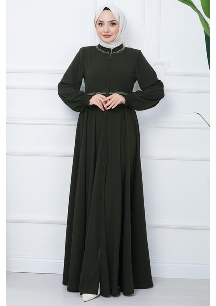 Nakışlı Mevlana Ferace Haki HM2359 modelleri