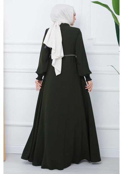 Nakışlı Mevlana Ferace Haki HM2359 indirimleri