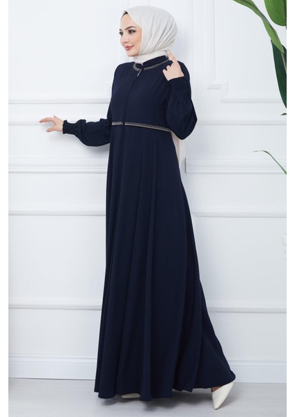 Nakışlı Mevlana Ferace Lacivert HM2359 fırsatları