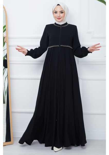 Nakışlı Mevlana Ferace Siyah HM2359 fiyatları