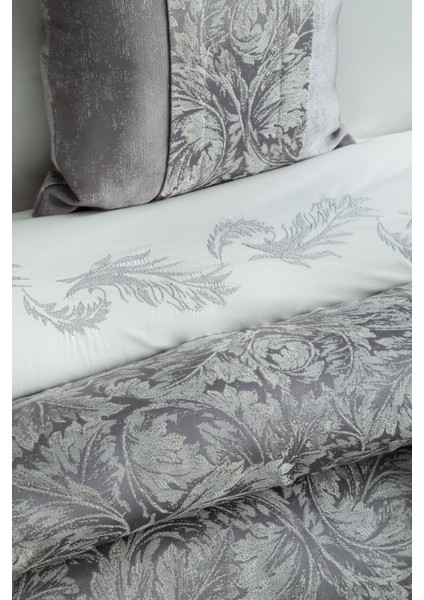 Gala Gri Çeyiz Seti Battaniyeli %100 Pamuk Nevresim 10 Parça fiyatları