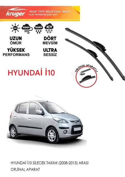 Hyundai I10 Silecek Takımı (2008-2015) Arası