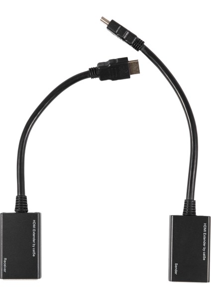 Chihiro586 - 9278 HDMI Over RJ45 CAT5E Cat6 Utp Lan Ethernet Genişletici Tekrarlayıcı 1080P 3D - 100FT (Yurt Dışından)