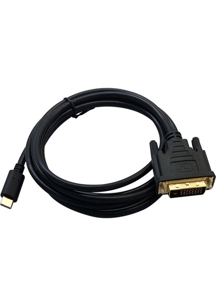 USB Tip C - DVI Kablosu USB Tip C - DVI 24+1 Adaptör 4K 30Hz (6ft/1.8m), 2017/2016 MacBook Pro Için Thunderbolt 3 Için (Yurt Dışından)