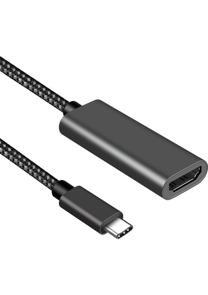 C Tipi - HDMI Uyumlu Kablo Ultra Hd 4K USB C Hdtv Kablosu Adaptör Dönüştürücü 4K @ 60Hz HDMI Uyumlu Kablo (Yurt Dışından)