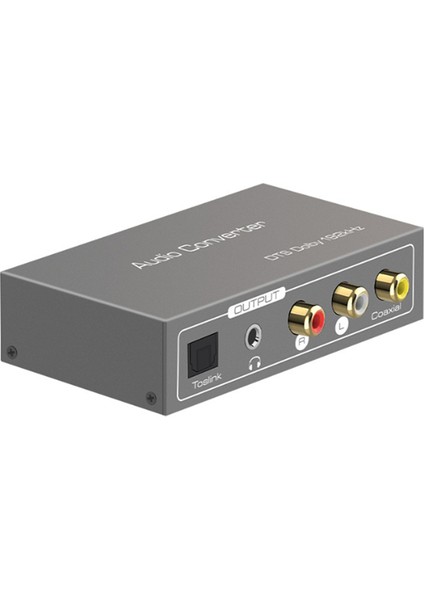 192KHZ Çok Fonksiyonlu Ses Dönüştürücü, Arc Toslink Optik Spdıf Koaksiyel - 3,5 mm Jack Aux Koaksiyel Ses Adaptörü (Yurt Dışından)