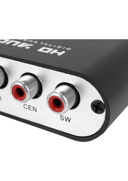 5.1 Ch Ses Kod Çözücü Spdıf Koaksiyel Rca Dts Ac3 Dijital'den 5.1 Amplifikatör Analog Dönüştürücü Ps3, DVD Oynatıcı, Xbox Için (Yurt Dışından)