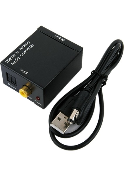 Adc Analogdan Dijitale Ses Dönüştürücü Analogdan Optik Fiber Koaksiyel Sinyale Adc Spdif 3.5 mm Jack Rca Amplifikatör Dekoder (Yurt Dışından)