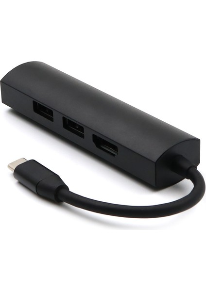 Huawei MATE10/ P30 Için Type-C Hub Dönüştürücü - 3xusb3.0 + HDMI Uyumlu(4k @2k) 4'ü 1 Arada Hub Dizüstü Bilgisayar Dönüştürücü, Siyah (Yurt Dışından) fiyatları