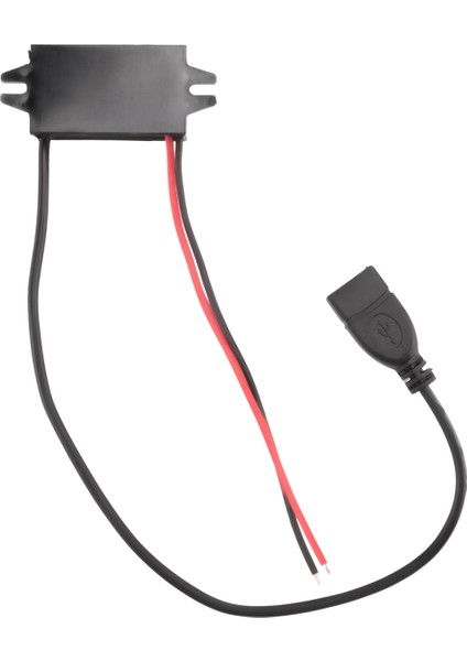 Chihiro586 - 9278 Araç Güç Dönüştürücü Dc 12V - 5V 3A Gerilim Dönüştürücü, Telefon Şarjı Için Tek USB Adaptör Konnektörleri ile Araç Ses (Yurt Dışından)