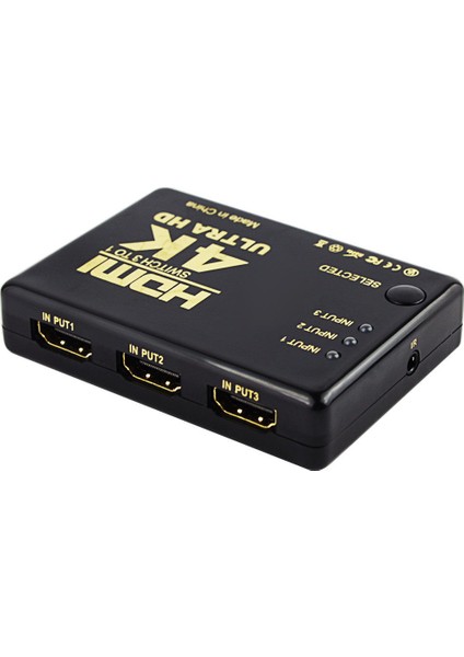 Ultra Hd 4K x 2k HDMI Anahtarı 3x1 3 Bağlantı Noktalı Değiştirici Seçici 3D 1080P Ir Uzaktan Kumandalı (Yurt Dışından) modelleri