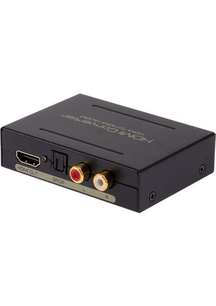 Audio Extractor - HDMI Uyumlu + Optik Toslink Spdıf + Rca L/r Stereo Analog Ses Çıkışı HDMI Uyumlu (Yurt Dışından)