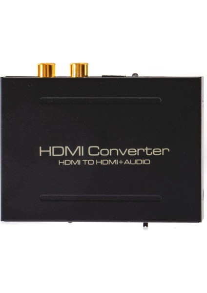 Audio Extractor - HDMI Uyumlu + Optik Toslink Spdıf + Rca L/r Stereo Analog Ses Çıkışı HDMI Uyumlu (Yurt Dışından)