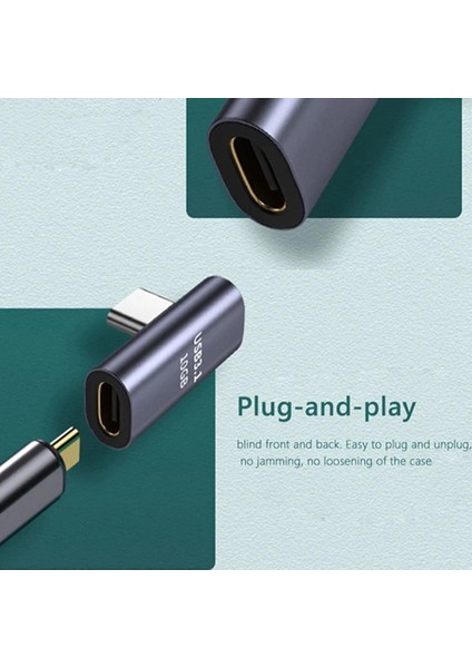 Cep Telefonu Adaptörü 10 Gbps Hızlı Veri Aktarımı Şarj Dönüştürücü Tip-C Dişi - Tip-C Erkek Dönüştürücü Adaptör (Yurt Dışından) fiyatları