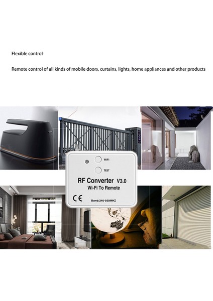 Wifi Uzaktan Kumanda Dönüştürücü Rf Radyo Frekansı Wifi Uzaktan Kumanda Akıllı Ev Garaj Kapısı Için 240-930 Mhz (Yurt Dışından) fırsatları