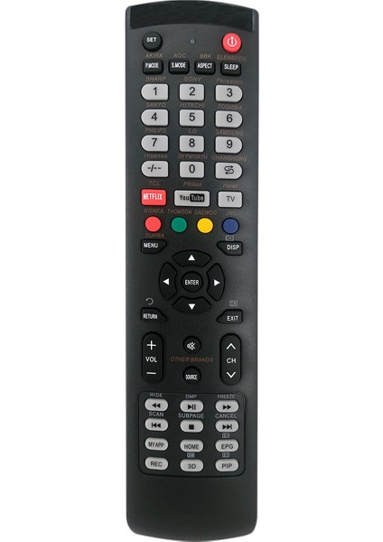 CRC1120V LCD LED Tv Uzaktan Kumanda Internet Tv Kumandası (Yurt Dışından)