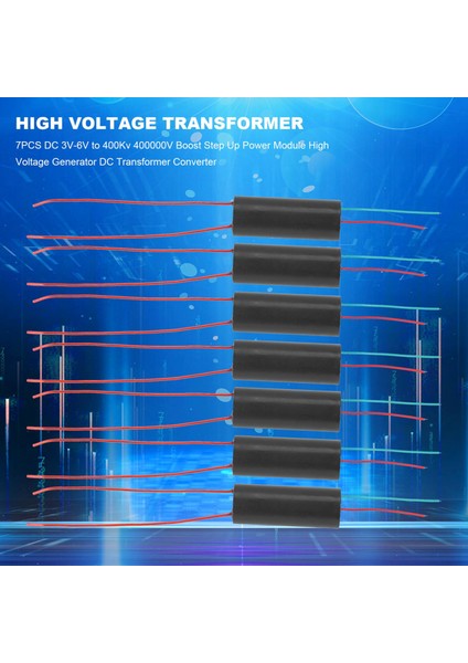 Adet Dc 3V-6V 400KV 400000V Boost Step Up Güç Modülü Yüksek Gerilim Jeneratörü Dc Trafo Dönüştürücü (Yurt Dışından)