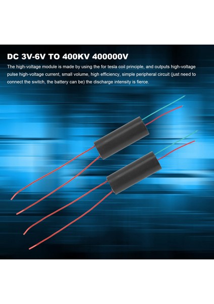 Adet Dc 3V-6V 400KV 400000V Boost Step Up Güç Modülü Yüksek Gerilim Jeneratörü Dc Trafo Dönüştürücü (Yurt Dışından)