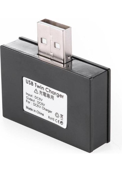 USB 2.0 Erkek - Ikiz Dişi Şarj Cihazı Çift 2 Port USB Dc 5V Şarj Splitter Hub Adaptörü Dönüştürücü Konektörü (Yurt Dışından) fiyatları