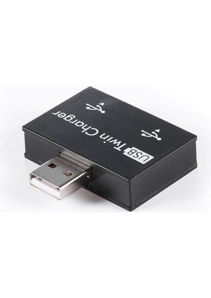 USB 2.0 Erkek - Ikiz Dişi Şarj Cihazı Çift 2 Port USB Dc 5V Şarj Splitter Hub Adaptörü Dönüştürücü Konektörü (Yurt Dışından) modelleri