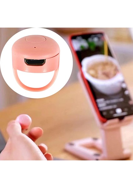 Bluetooth, Akıllı Telefonlar Için 10M Uzaktan Çalıştırma Sayfa Çevirici Sağlıyor Douyin Kısa Videolar - Pembe (Yurt Dışından) fiyatları