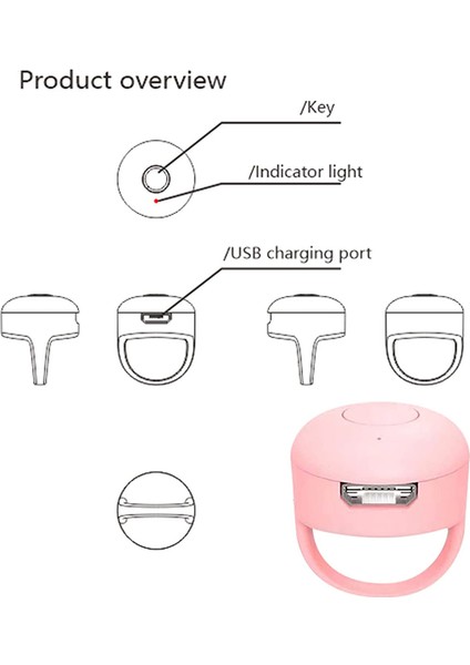Bluetooth, Akıllı Telefonlar Için 10M Uzaktan Çalıştırma Sayfa Çevirici Sağlıyor Douyin Kısa Videolar - Pembe (Yurt Dışından) fırsatları