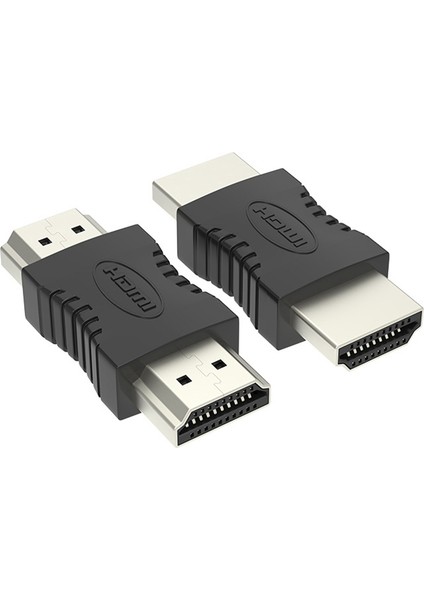2 Adet/takım Erkek HDMI Uyumlu Standart Arayüz Çoğaltıcı Konnektörleri Genişletici Dönüştürücü Dizüstü Bilgisayar Projektörü Için (Yurt Dışından)