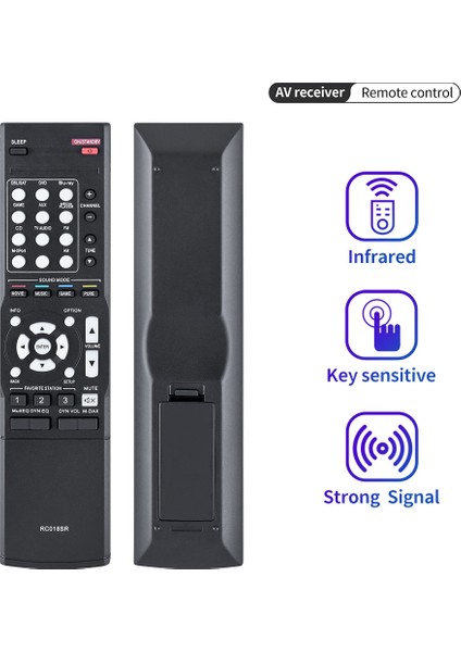 RC018SR Marantz Av Alıcısı Için Uzaktan Kumandayı Değiştirin NR1504 NR1403 NR1505 Av Surround Ev Sineması Alıcısı (Yurt Dışından) modelleri