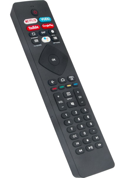 RF402A-V14 Sesli Uzaktan Kumanda Philips Android 4K Ultra Hd Akıllı LED Tv Için Netflix Vudu Youtube Keys ile Değiştirin (Yurt Dışından) fırsatları