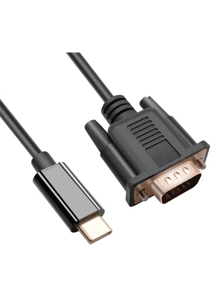 USB C - VGA Kablosu 5,9 Feet/1,8m, USB Tip C - VGA Kablosu, USB 3.1 Aygıtları Için Uygun-Hp Vb. Için Uygun (Yurt Dışından)