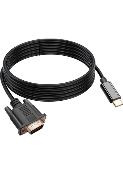 USB C - VGA Kablosu 5,9 Feet/1,8m, USB Tip C - VGA Kablosu, USB 3.1 Aygıtları Için Uygun-Hp Vb. Için Uygun (Yurt Dışından) modelleri