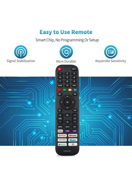 EN2Q30H Hisense 4K Akıllı Tv Için Uzaktan Kumandayı Değiştirin 65Q7 65SX 70S5 58S5 50S5 (Yurt Dışından) indirimleri