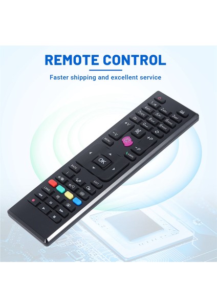 Jvc Telefunken LED Tv TE32182B301C10 Için Değiştirilen Uzaktan Kumanda RC4875 Fit (Yurt Dışından)