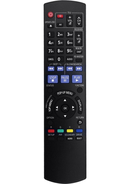N2QAYB000380 Uzaktan Kumandayı Değiştirin Panasonic Blu Ray Disk Oynatıcı DMP-BD60 DMP-BD80 DMPBD60 DMPBD80 DMP-BD80GN DMP-BD60GZ (Yurt Dışından)