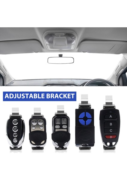 2 Adet Araba Anahtarı Garaj Kapısı Anahtar Uzak Kelepçe Braketi Araba Güneşlik Klip Tutucu Otomatik Raptiye Klip Braketi Araba Aksesuarları Siyah (Yurt Dışından) indirimleri