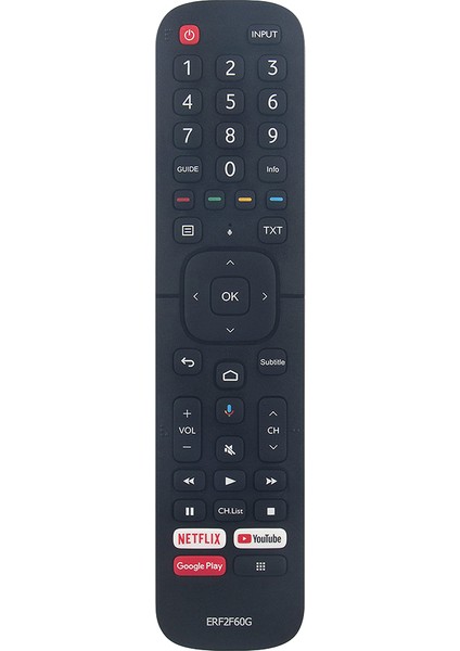 ERF2F60G Hisense Smart Android Tv 9.0 Pie 32A56E 40A56E Için Uzaktan Kumandayı Değiştirin (Ses Fonksiyonu Olmadan) (Yurt Dışından)