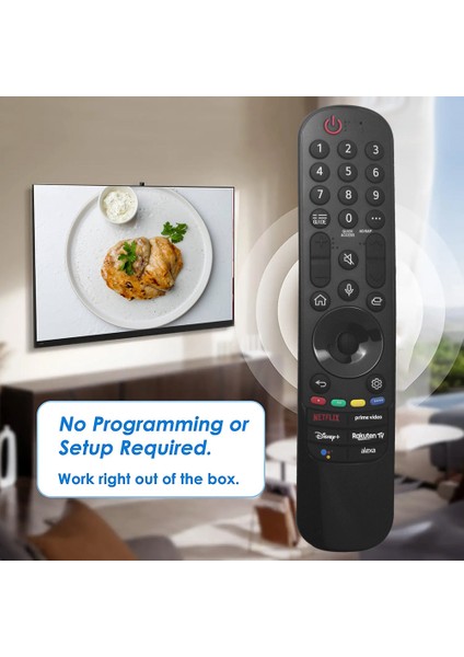 2022 Lg Tv'ler Için MR22GA AKB76039901 Ir Uzaktan Kumandayı 28LM400B-PU Denetleyiciyi Netflix Primevideo Düğmeleriyle Değiştirin (Yurt Dışından) fırsatları