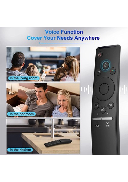 Samsung-Smart-Tv-Remote Için Ses Değiştirme, Ses Fonksiyonlu Yeni Yükseltilmiş BN59-1266A Uzaktan Kumanda (Yurt Dışından) modelleri