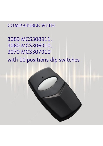 2 Adet Garaj Kapısı Açacağı, Doğrusal Çoklu Kod 3089 MCS308911 Için, 3060, 3070, 4120 10 Dıp Anahtarı Programlama, 300MHZ (Yurt Dışından) fiyatları
