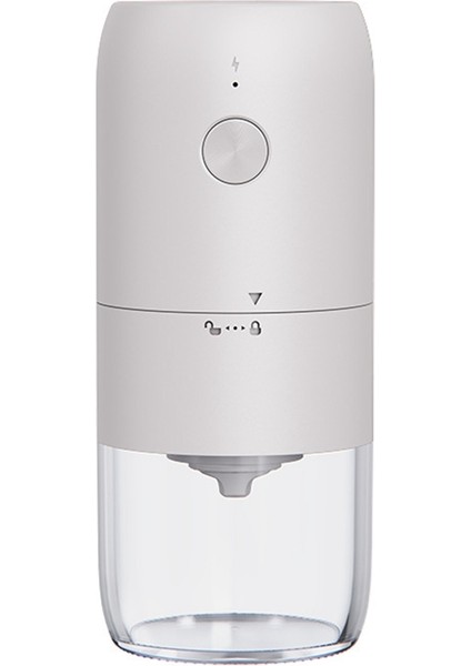 Elektrikli Fasulye Değirmeni Kahve Değirmeni Taşınabilir USB Şarj Edilebilir Kahve Çekirdeği Değirmeni Meslek Ayarlanabilir Taşlama Beyaz (Yurt Dışından)